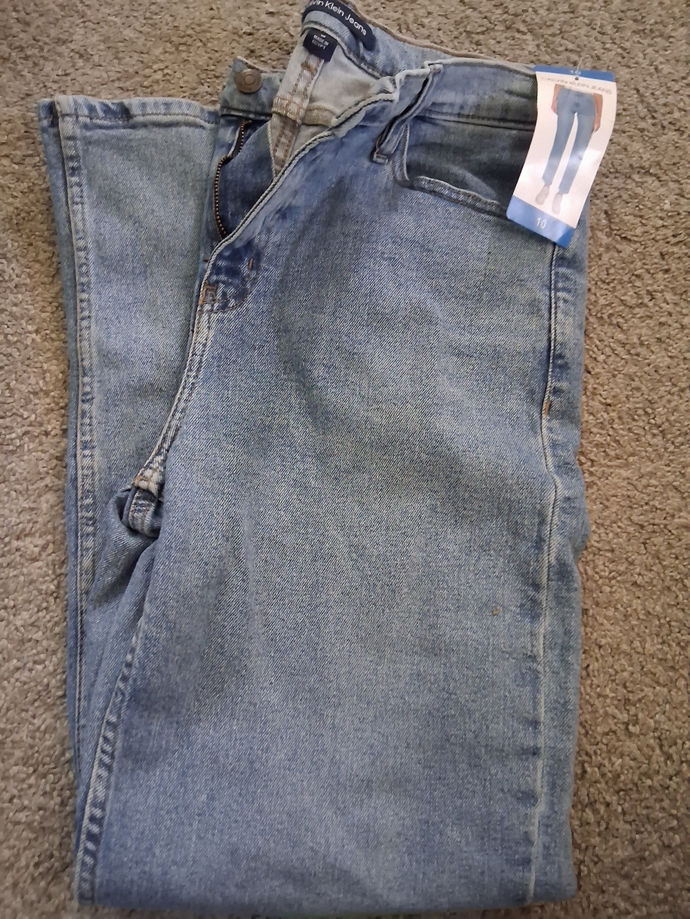 Calvin Klein Jeans Men’s Light Blue Denim Jeans